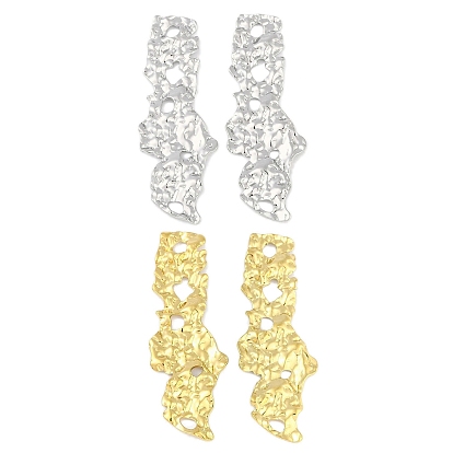 Ионное покрытие (ip) 304 большие подвески из нержавеющей стали, текстурированный шарм неправильной геометрии