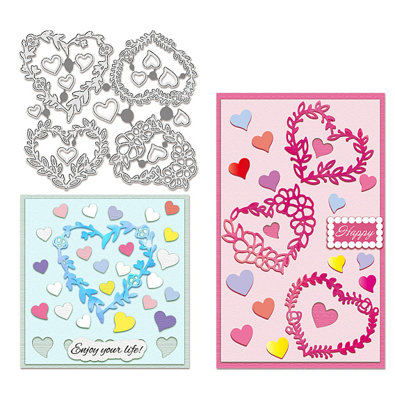 Углеродистая сталь разрезает трафареты, для diy scrapbooking, Фотоальбом, декоративная бумага для тиснения, цвет нержавеющей стали