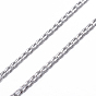 Ion Plating(IP) 304 Stainless Steel Curb Chain Necklaces, with Lobster Claw Clasps