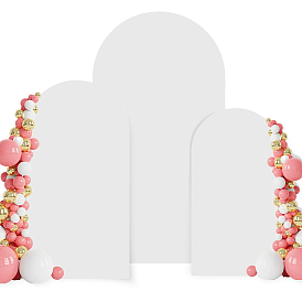 3шт. 3 варианты, ткань для покрытия свадебной арки из полиэстера, для свадебного фона покрывало ткань