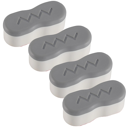 Бамперы для сиденья унитаза из АБС-пластика с прочным клеем для крепления крышки унитаза