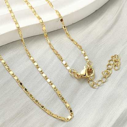 1.7Мм латунные овальные звенья цепи ожерелья для женщин и мужчин, стойки покрытие, долговечный, без свинца и без кадмия