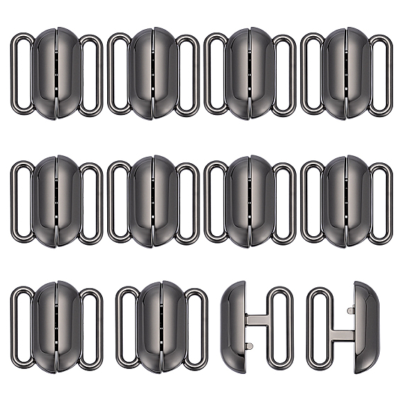 12Pcs Alloy Interlocking Clasps