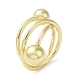 Brass Wrap Rings, Big Ball Ring for Women