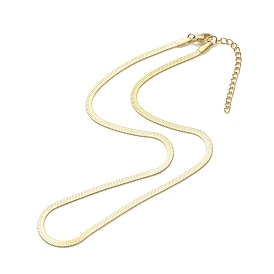 304 Stainless Steel Herringbone Chains Necklace for Men Women