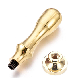 Brass Wax Seal Stamp, with Handle, for DIY Scrapbooking