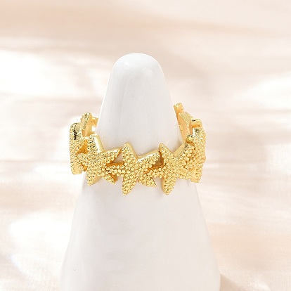 Латунные регулируемые манжеты для женщин, звезда, без кадмия и без свинца, стойки покрытие, долговечный