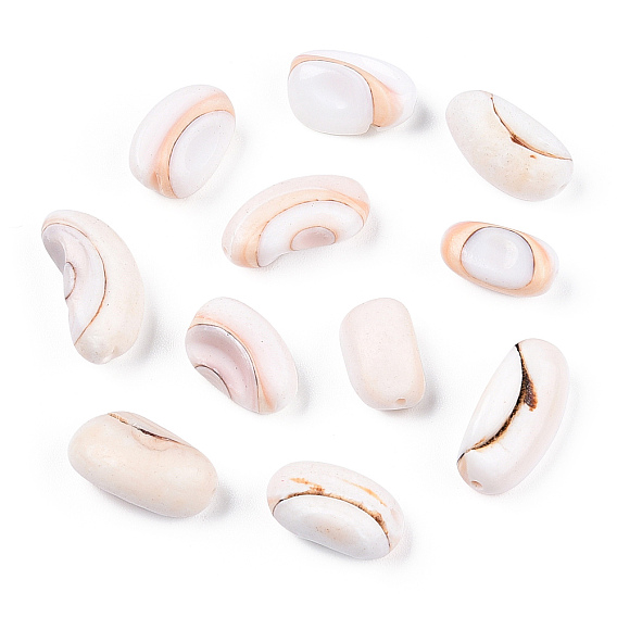 Natural Shell Beads, Freshwater Shell Nuggets Beads