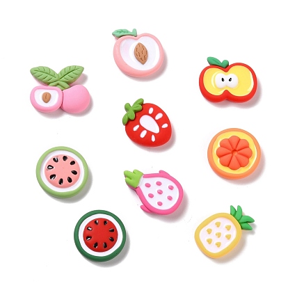 Opaque Resin Cabochons, DIY Accessories, Phone Case Decoration, Mixed Shapes