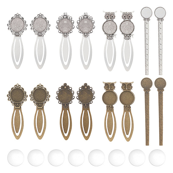 Набор для изготовления закладок из сплава с пустым куполом, без кадмия и без свинца