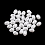 ABS Plastic Imitation Pearl Beads, Oval
