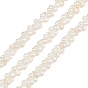 Electroplated Shell Pearl Beads Strands, Bone Shape