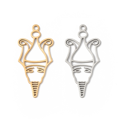 201 Stainless Steel Pendants, Usir Charm