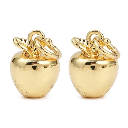 Латунные подвески, без кадмия и без свинца, с целью перехода в кольце, 3d яблочные подвески