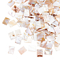 200Pcs Natural Freshwater Shell Beads, Rectangle