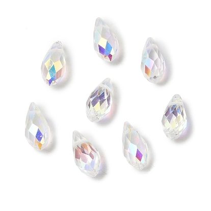 Стеклянные подвески, подвесные декоративные элементы для люстр, слезинки, граненые