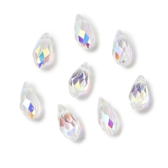 Стеклянные подвески, подвесные декоративные элементы для люстр, слезинки, граненые