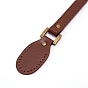 PU Leather Bag Handle, with Antique Bronze Alloy Findings, Bag replacement Accessories