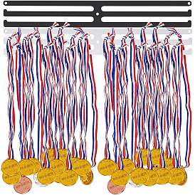 Creatcabin 2 наборы 2 цвета прямоугольник железа держатель медали, вешалка для медалей, рамка держателя медали