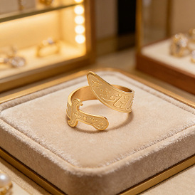 304 открытые кольца-манжеты из нержавеющей стали для женщин, меч