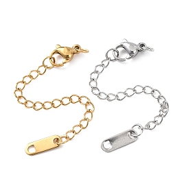 304 Удлинитель цепочки из нержавеющей стали с овальными подвесками