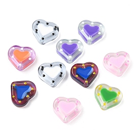 Бусины лэмпворк , сердце