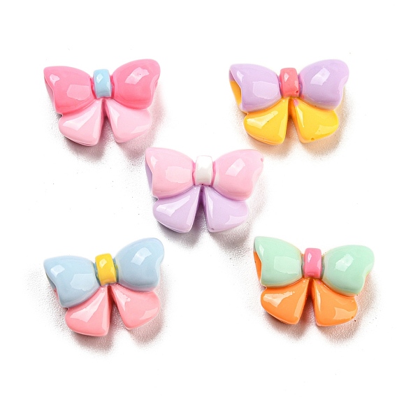 Opaque Resin Cabochons, Bowknot