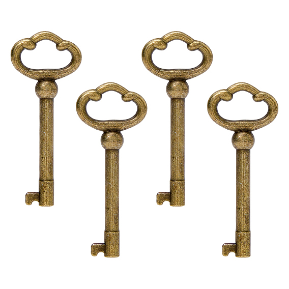 4шт. большие подвески из сплава в тибетском стиле, Брелоки для ключей