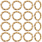 100 шт. Латунные открытые прыжковые кольца, долговечный, твист кольцо
