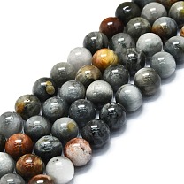 Natural Eagle Eye Stone Beads Strands, Round