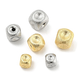 Brass Textured Beads, Square