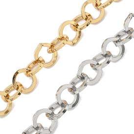 304 кольцевые цепи из нержавеющей стали, несварные, с катушкой, ионное покрытие (ip)