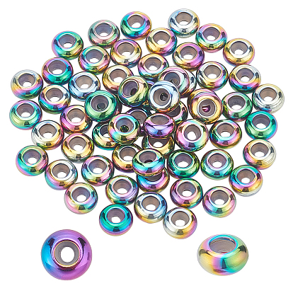 60шт ионное покрытие (IP) 201 шарики из нержавеющей стали, с резиной внутри, ползунки, рондель