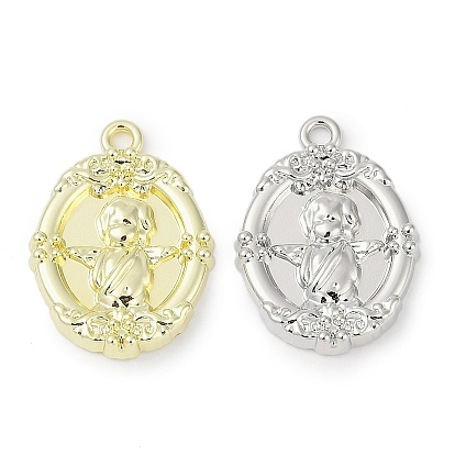 Подвески из сплава , овальные амулеты, без свинца, без кадмии и без никеля, стойки покрытие