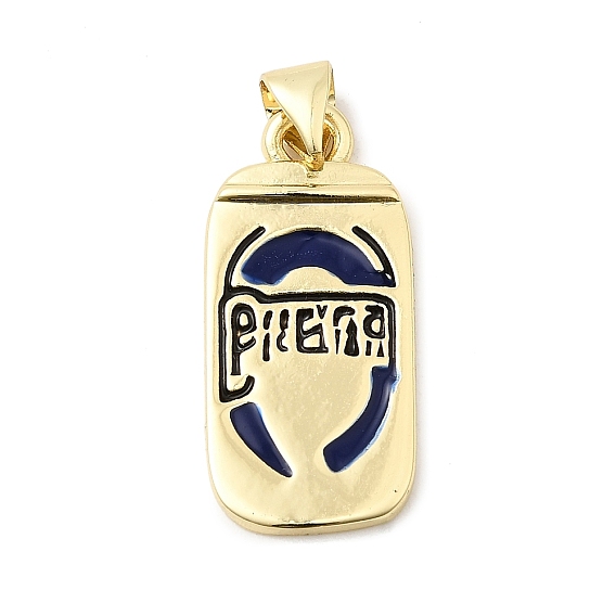 Латунь эмаль подвески, подвески в виде бутылок с газировкой, стойки покрытие, долговечный, без свинца и без кадмия