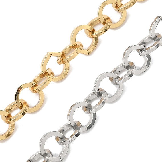 304 кольцевые цепи из нержавеющей стали, несварные, с катушкой, ионное покрытие (ip)