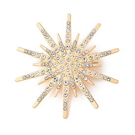 Броши из сплава кристаллов и страз, звезда