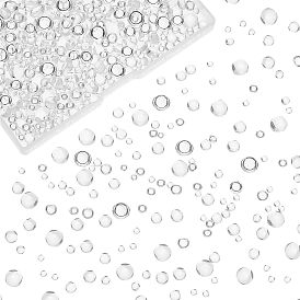 1700 шт 5 стиль прозрачные кабошоны из смолы, ногтей декоративные аксессуары, полукруглый