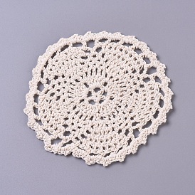 Gewebte Häkeluntersetzer Tischsets, für Tischdekoration Dekoration, Blumenmuster