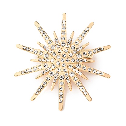 Броши из сплава кристаллов и страз, звезда