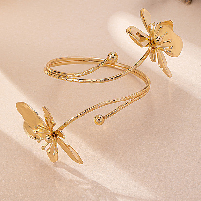 Нарукавники из цветочного сплава, манжеты браслеты