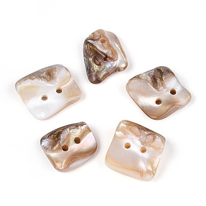 2 кнопки оболочки отверстия пресноводные, самородки