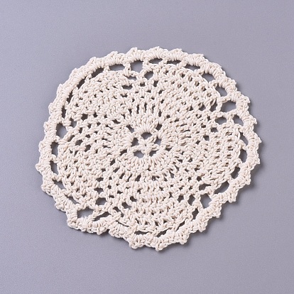 Gewebte Häkeluntersetzer Tischsets, für Tischdekoration Dekoration, Blumenmuster