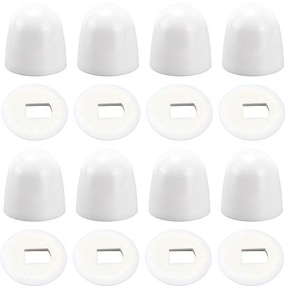 PP пластиковые крышки для туалетных болтов, полукруглые крышки для болтов унитаза, нажимные колпачки болтов, аксессуары для ванной