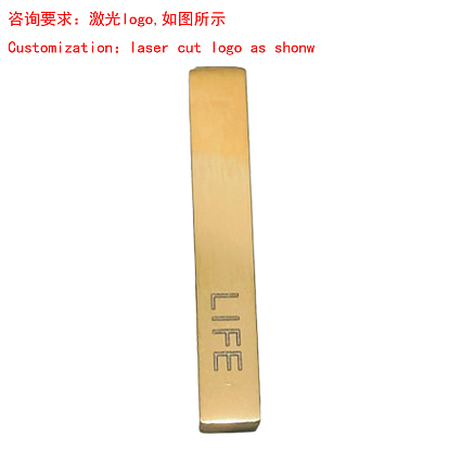 Placage ionique (ip) 304 pendentifs en acier inoxydable, rectangle/barre avec mot vie
