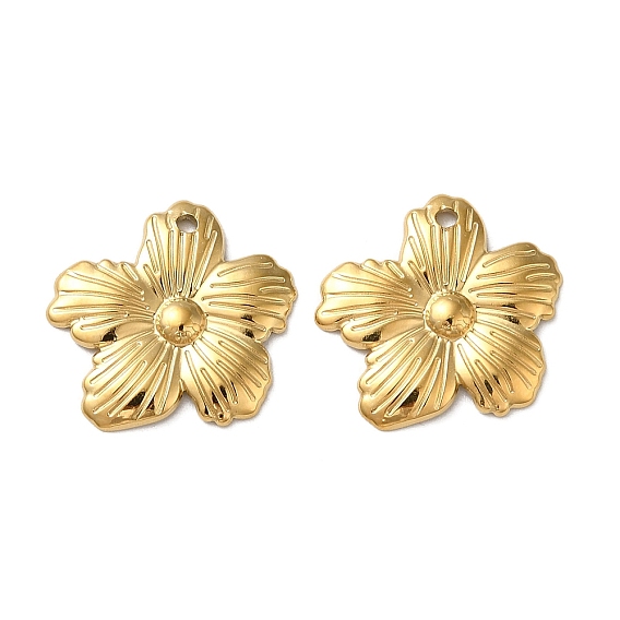 304 подвески из нержавеющей стали, цветочный шарм