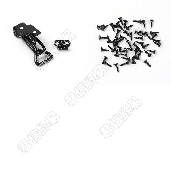 2 juegos 304 abrazadera de pestillo de palanca ajustable de acero inoxidable, con tornillos Phillips de cabeza de armadura de acero al carbono.