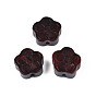 Perles de mala en bois de santal naturel, non teint, fleur