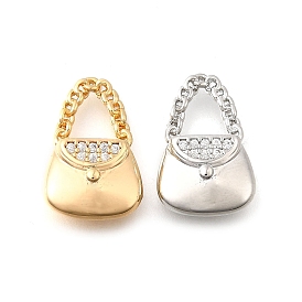 Латунные микро проложить кубического циркония подвески, без кадмия, без никеля и без свинца, пакет