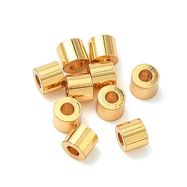 Латунные бусины, трубка, долговечный, без свинца и без кадмия, стойки покрытие